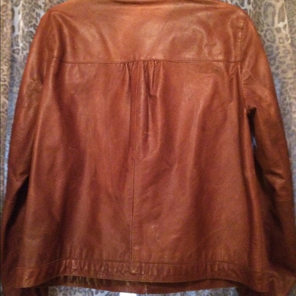 VINTAGE LEATHER JACKET 🧥 NWOT - Picture 10 of 12